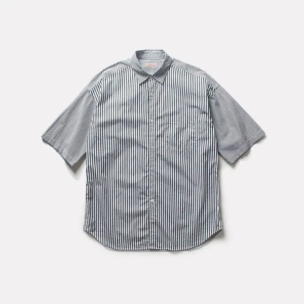 [BUNJANG] BEAMS LIGHTS Striped Half Shirt / 빔즈라이트 스트라이프셔츠_2815