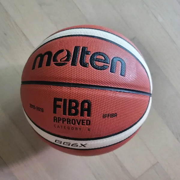 [BUNJANG] Molten GG6X Size 6 FIBA Certified Basketball + Inflation Needle / 몰텐(Molten) GG6X 6호 FIBA 공인 농구공 + 공기주입 바늘 / 둘다 미사용 새상품