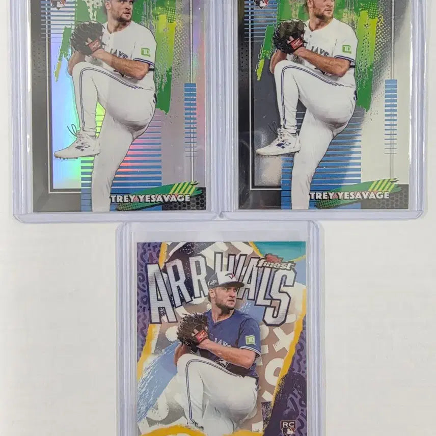 [BUNJANG] 2026 Topps Finest Baseball Traye Yseby Cards (3-Card Lot) / 2026 탑스 파이니스트 베이스볼 트레이 예세비지 (3장 랏)