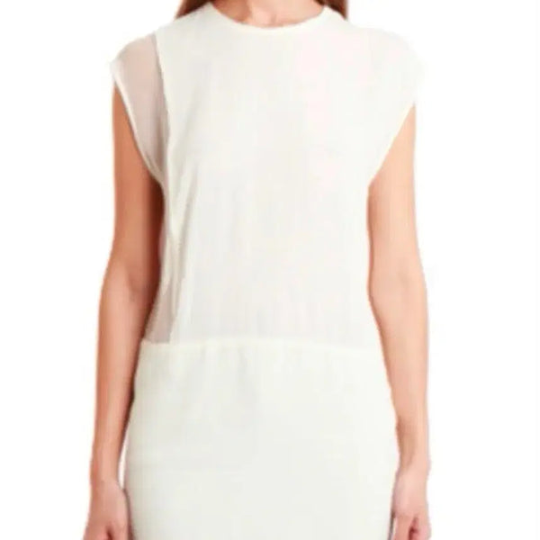 [BUNJANG] IRO White Silk Tunic / 이로 화이트 실크 튜닉
