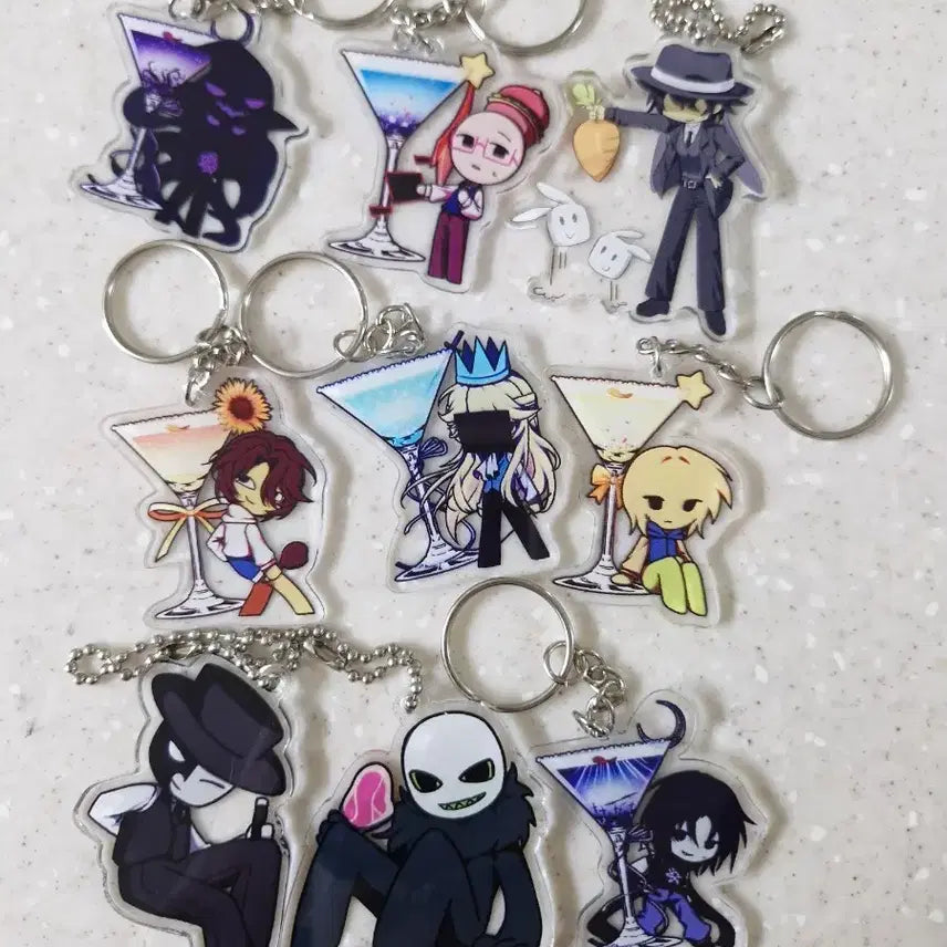 [BUNJANG] Roblox Forsaken Daode Merchandise Keychain Set / 로블록스 포세이큰, 다오데 비공굿 키링