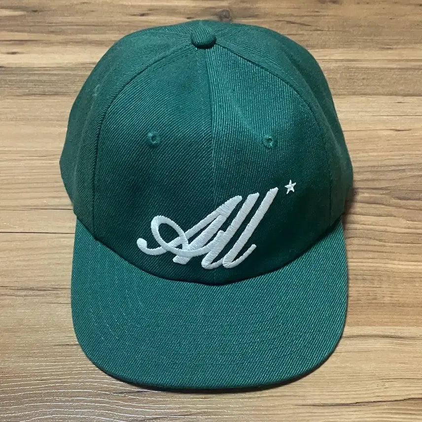 [BUNJANG] Alltimers Logo 6 Panel Cap OS Green / 올타이머스 all timers 로고 6 패널 캡 OS 그린