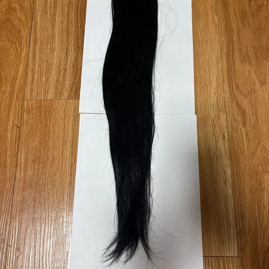[BUNJANG] 22-inch Black Hair Extensions / 붙임머리 22인치