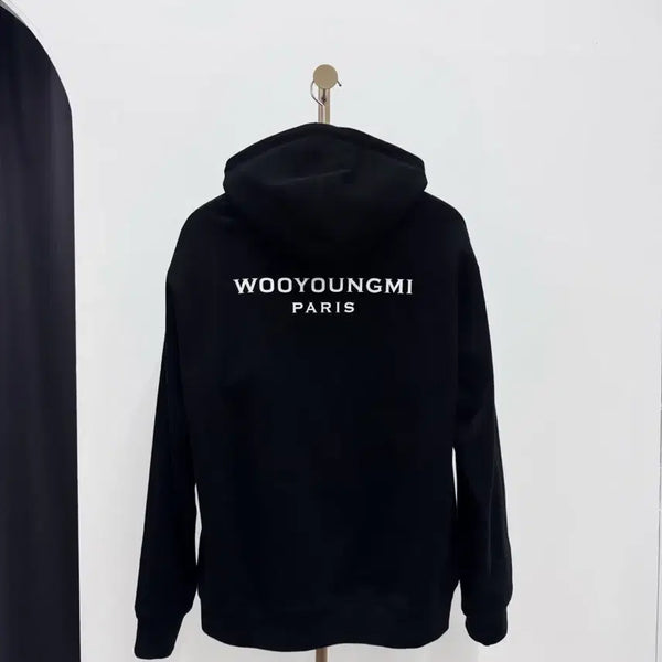 [BUNJANG] Wooyoungmi Back Logo Hoodie T-Shirt / [52] 우영미 백로고 후드 티셔츠
