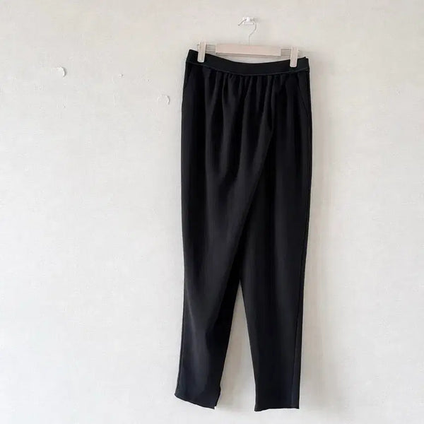 [BUNJANG] Hansem Lang Collection Banding Drape Tapered Jogger Pants / (썸머 팬츠) 한섬 랑방컬렉션 밴딩 드레이프 테이퍼드 조거 팬츠 61-90 (28인치)