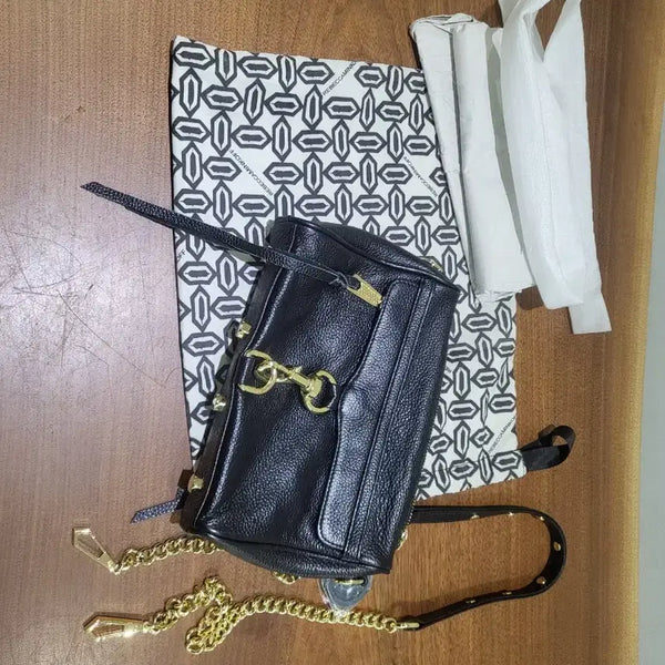 [BUNJANG] Rebecca Minkoff Mini Mac Clutch Black / 레베카밍코프 미니 맥. 맥 클러치 블랙