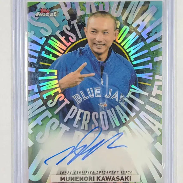 [BUNJANG] 2026 Topps Finest Baseball Munenori Kawasaki Autograph Baseball Card / 2026 탑스 파이니스트 베이스볼 가와사키 무네노리 (오토)