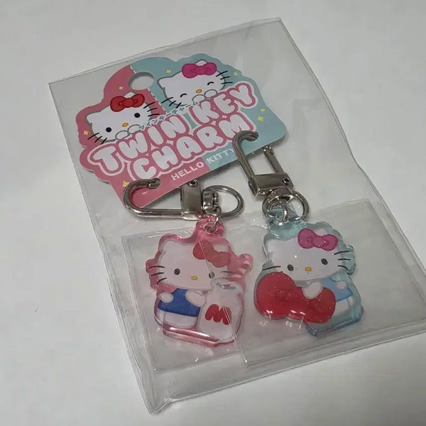 [BUNJANG] Hello Kitty Keychain Set (2 pcs) / 헬로키티 키링 2개 세트