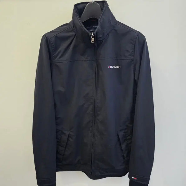 [BUNJANG] Tommy Hilfiger Windbreaker Jacket Black / 타미힐피거 바람막이 자켓 블랙