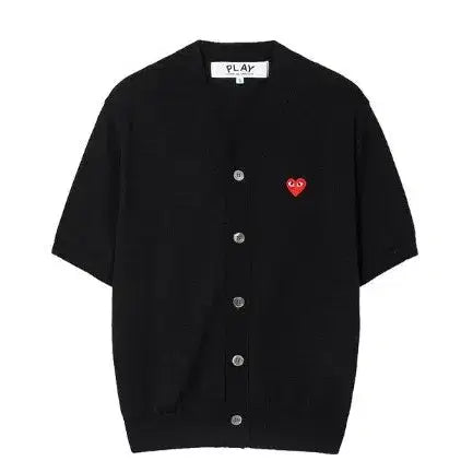 [BUNJANG] Comme des Garçons Wool Women's Short Sleeve Cardigan / 꼼데 울 여성 반팔 가디건 /정품