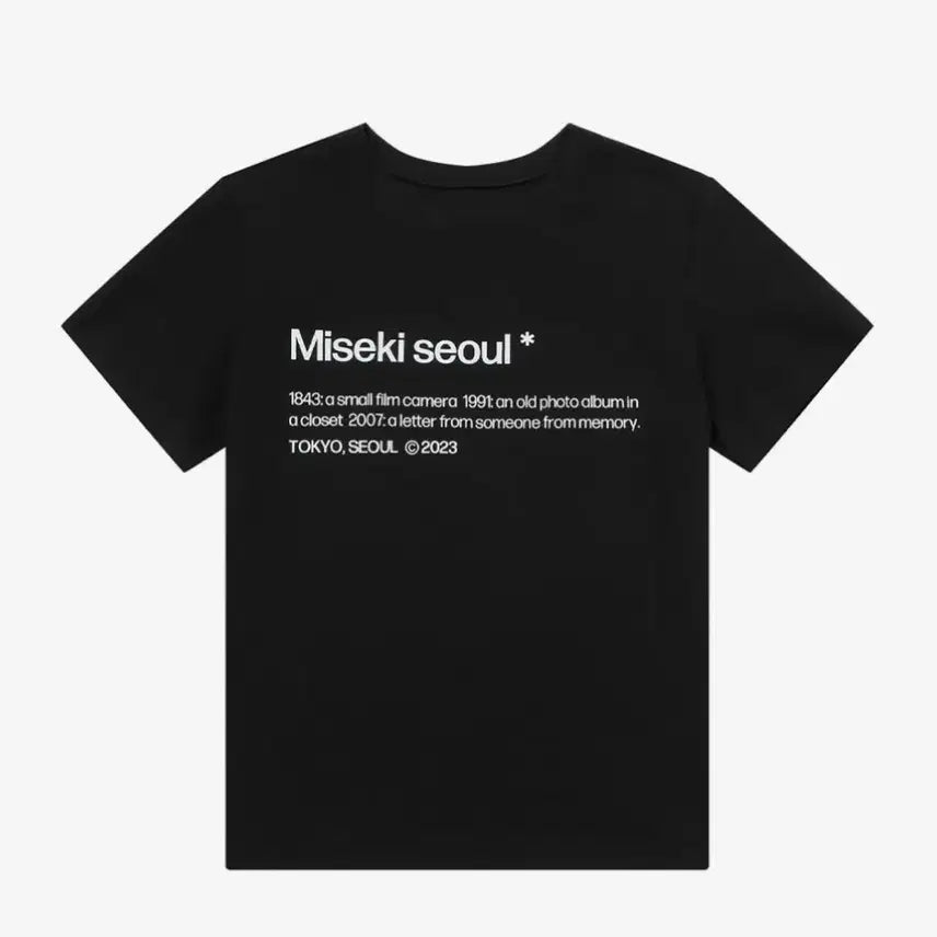 [BUNJANG] Miseki Seoul Logo Short Sleeve Shirt / 미세키 서울 로고 반팔 셔츠(새상품)