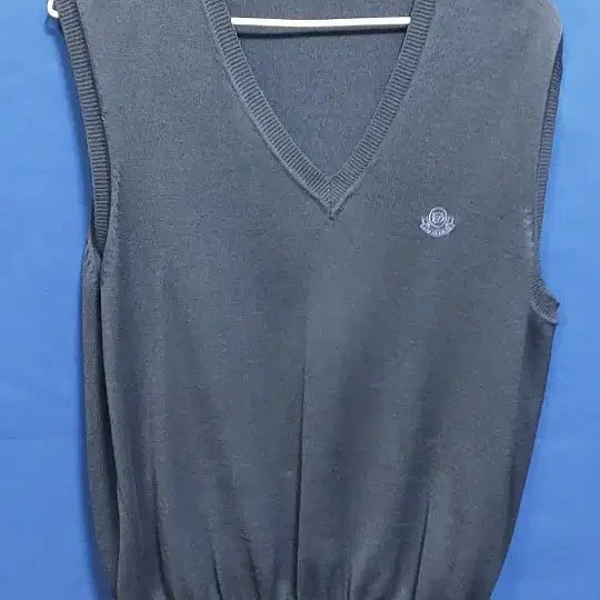 [BUNJANG] Indian V-Neck Knit Vest Navy 100 / 인디안 브이넥 니트 조끼 네이비 100