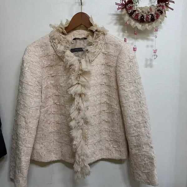 [BUNJANG] Max Mara Frill Detail Jacket / Maxmara수입 막스마라 프릴 장식 자켓/마이
