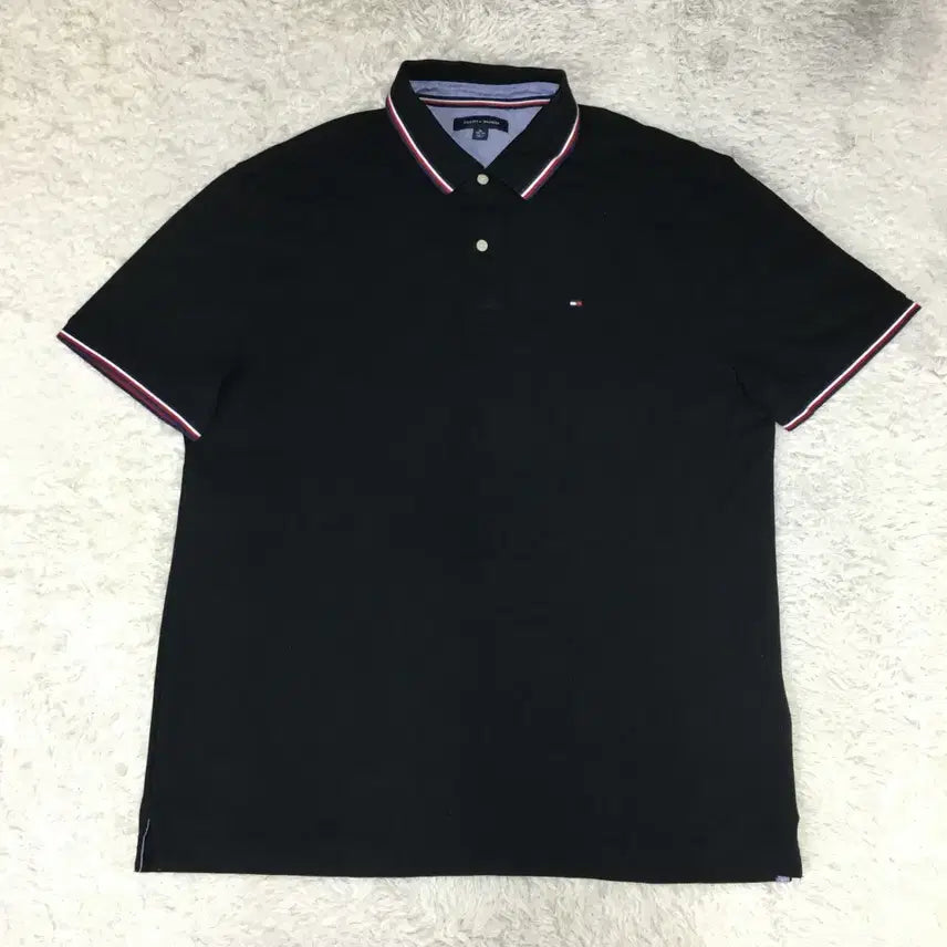 [BUNJANG] Tommy Hilfiger Collar Neck Short Sleeve T-shirt XL / 타미 카라넥 반팔티 만원샵 GG20