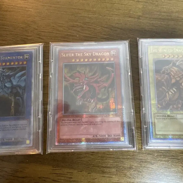 [BUNJANG] Yu-Gi-Oh! 25th Anniversary Limited Edition Quarter Century Secret Rare God Trio / 유희왕 25주년 한정판 쿼터시크릿 레어 삼환신