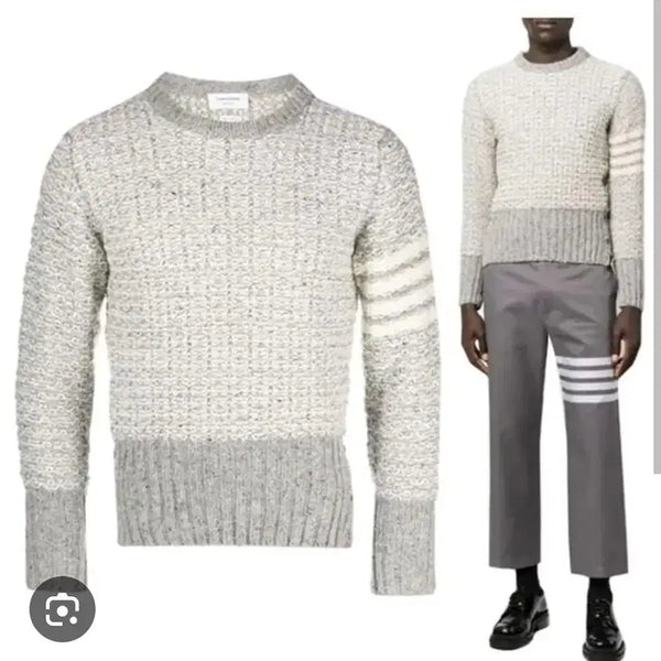 [BUNJANG] Thom Browne Donegal Mohair Tweed Knit 5 / [새상품] 톰브라운 도네갈 모헤어 트위드 니트 5