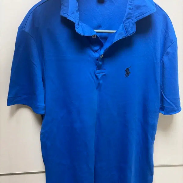 [BUNJANG] Polo Ralph Lauren Collared Short Sleeve T-Shirt Blue / 폴로 랄프로렌 카라 반팔티 블루