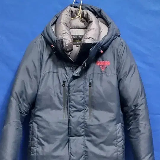 [BUNJANG] Guess Puffer Jacket Navy 100 / 게스 대장급패딩 점퍼 네이비 100