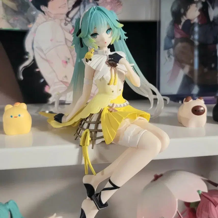 [BUNJANG] FURYU Hatsune Miku Noodle Stopper Canary Figure / 후류 하츠네 미쿠 누들스토퍼 카나리아