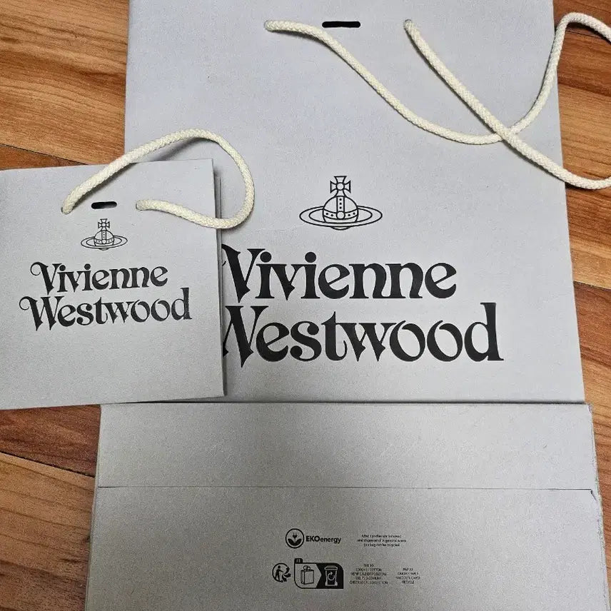 [BUNJANG] Vivienne Westwood Shopping Bags (2-Piece Bundle) / 비비안웨스트우드 쇼핑백 2개일괄