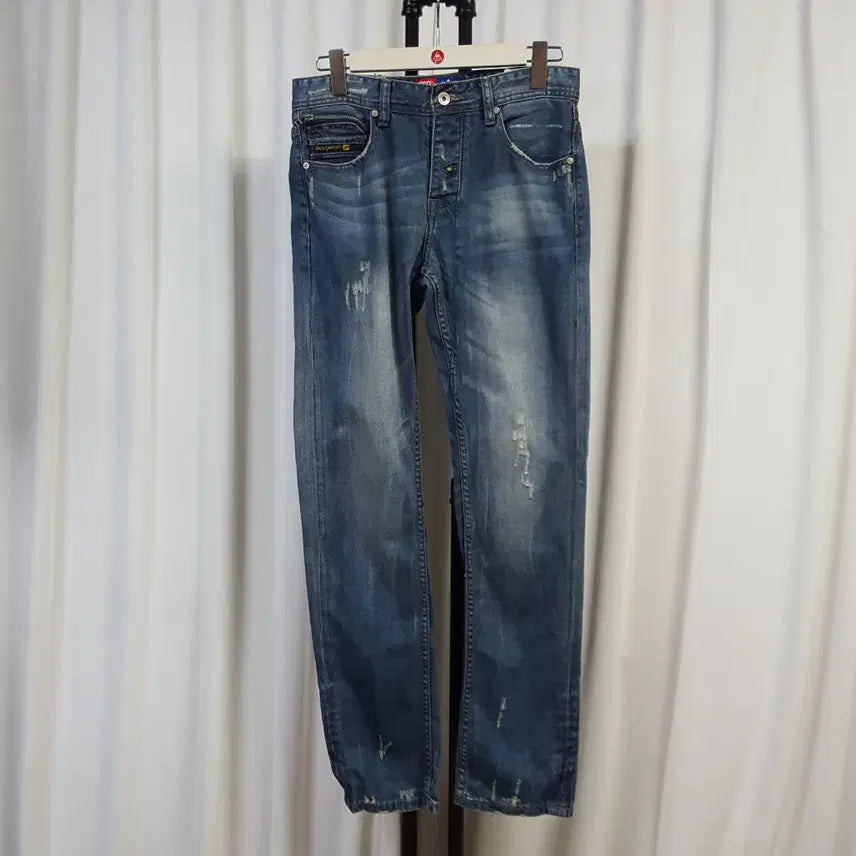 [BUNJANG] Diesel x Adidas Collaboration Washed Denim Jeans (30x32) / 디젤 X 아디다스 콜라보 남성 워싱 청바지 30X32 30 오일장