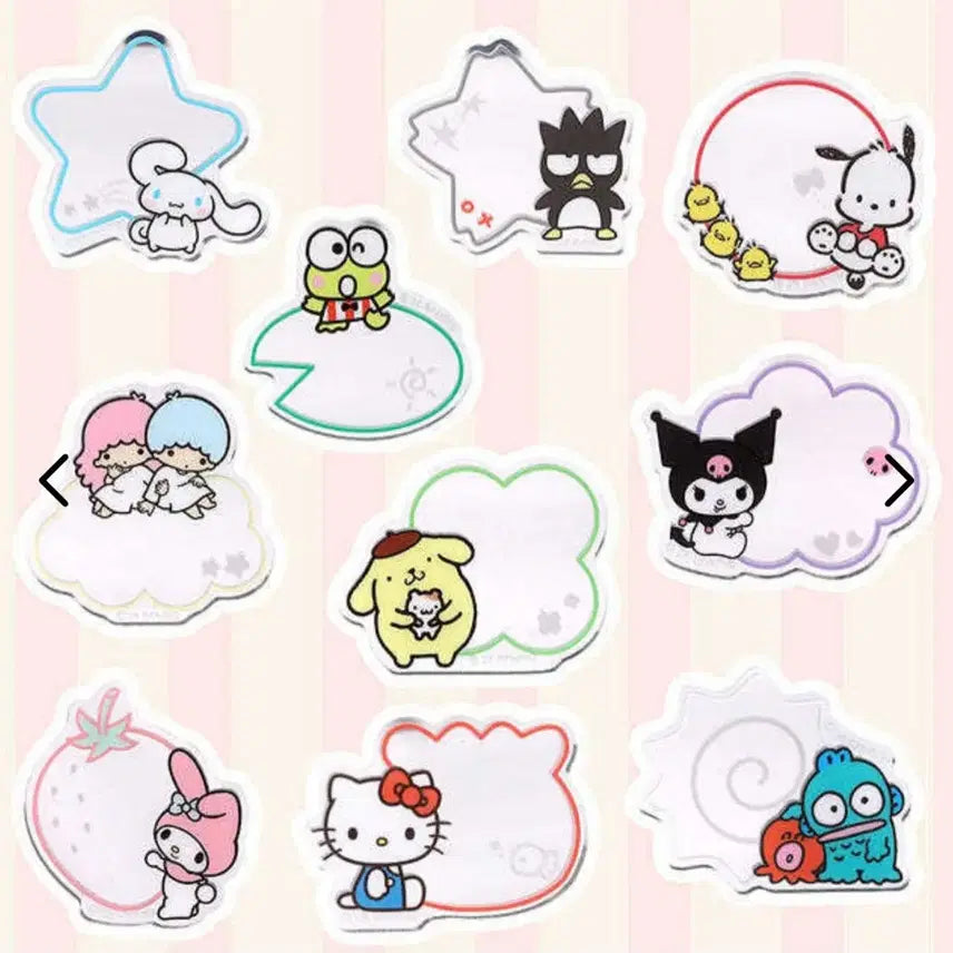 [BUNJANG] Sanrio Kiki & Lala Random Mirror Sticker / 산리오 랜덤 미러 스티커 키키라라
