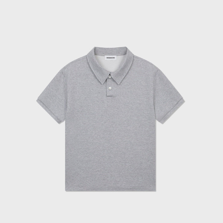 [BUNJANG] Gu Min Sung POLO T-Shirt Grey M / [M] 구민성 POLO T-SHIRT_GR