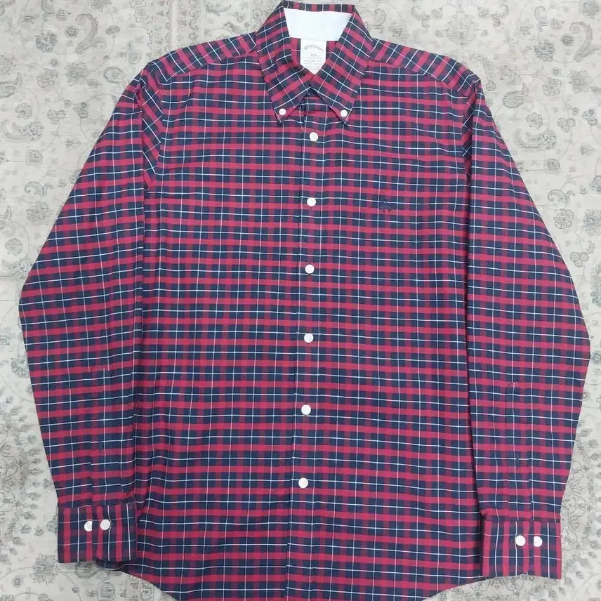 [BUNJANG] Brooks Brothers Regent Fit Checkered Shirt / 브룩스브라더스 리젠트핏 체크 셔츠 S (100-102)