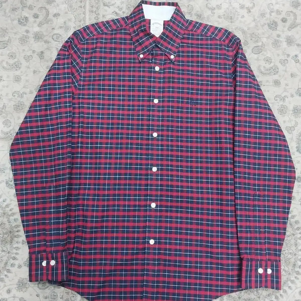 [BUNJANG] Brooks Brothers Regent Fit Checkered Shirt / 브룩스브라더스 리젠트핏 체크 셔츠 S (100-102)