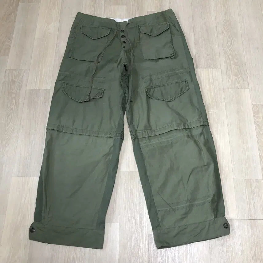 [BUNJANG] Greg Lauren Army Jacket Wide Leg Pants / 3) 그렉 로렌 Greg Lauren M-65 ARMY JACKET WIDE LEG PANTS 아미 자켓 팬츠