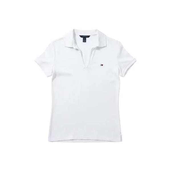 [BUNJANG] Tommy Hilfiger Women's XS Simple Pique Short Sleeve T-Shirt / 여성XS/ 타미힐피거 심플리 반팔 피케티셔츠