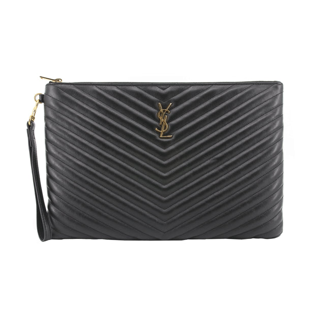 [BUNJANG] Saint Laurent Matelassé Clutch Bag Large / 생로랑 마틀라세 클러치백 라지 440222