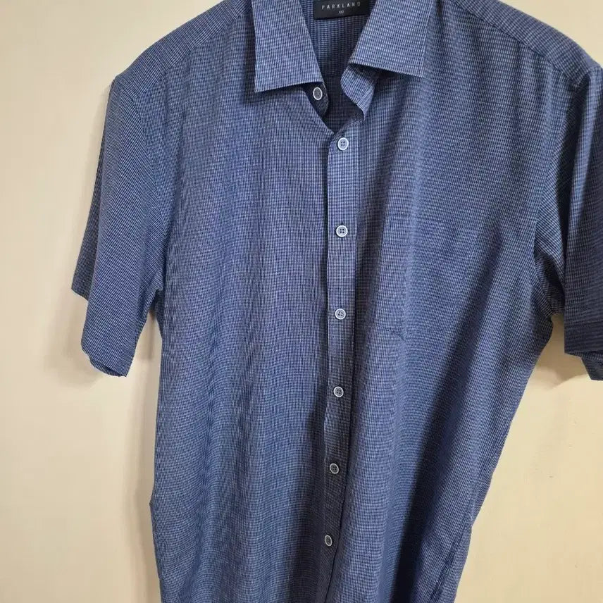 [BUNJANG] Parkland Men's Short Sleeve Shirt Blue / 파크랜드 반팔 셔츠 남성 셔츠 블루