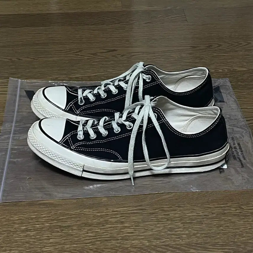 [BUNJANG] Converse Chuck 70 Black Sneakers (295) / 컨버스 척 70 블랙 295