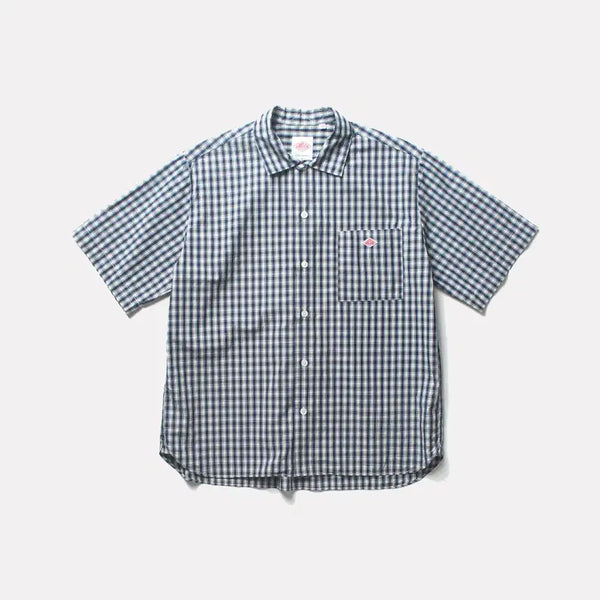 [BUNJANG] DANTON Check Half Sleeve Shirt / 단톤 체크 하프셔츠_2803