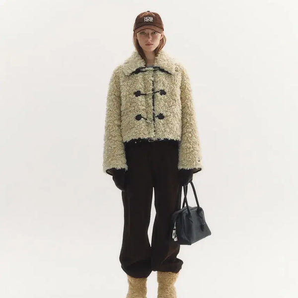 [BUNJANG] Noir Nine Bebe Fur Shearling Jacket / 누아르나인 베베 퍼 시어링 자켓
