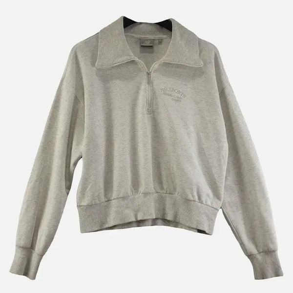 [BUNJANG] New Balance Light Grey Sweatshirt / 뉴발란스 라이트 그레이 여자 맨투맨 85 N7576