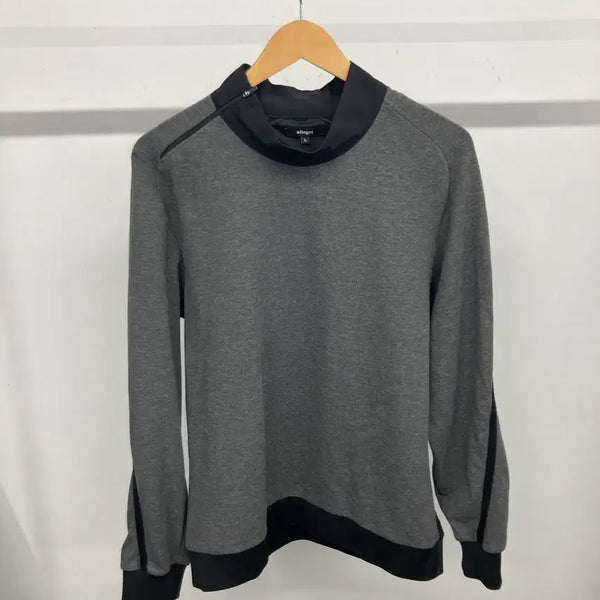 [BUNJANG] Allegri Italian Fabric Side Zip Mock Neck T-Shirt (Size 100-105) / 알레그리 이태리 원단 사이드 지퍼 모크넥 티셔츠 100~105