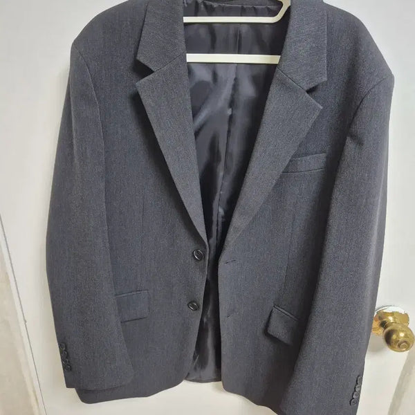 [BUNJANG] Standard Oversized Blazer Charcoal Gray L / 무탠다드 오버사이즈 블레이저 차콜그레이 L