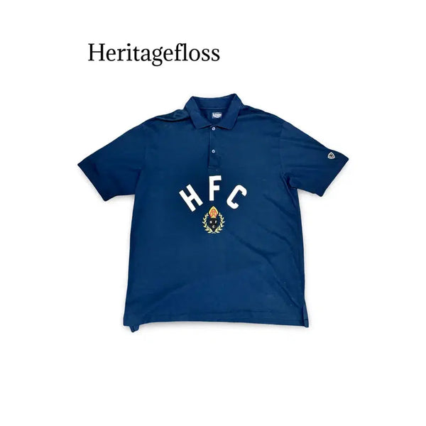 [BUNJANG] Heritagefloss Collar T-shirt / (100)Heritagefloss 카라티