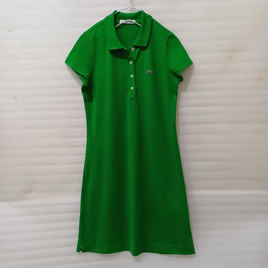 [BUNJANG] Lacoste Women's Short Sleeve Pique Polo Dress XS / 라코스테 얇은 피케 카라 캡소매 반팔 원피스 여성 XS 사랑봉봉