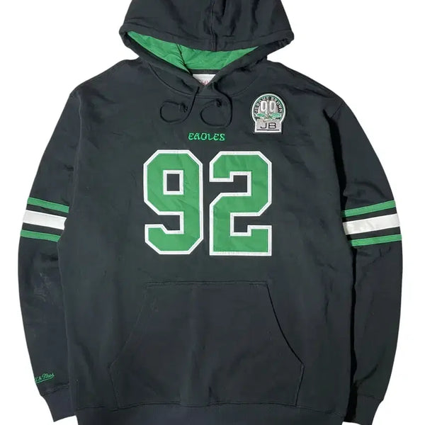 [BUNJANG] Mitchell & Ness Philadelphia Eagles Reggie White '92 Hoodie / 미첼앤네스 필라델피아 이글스 레지화이트 92 후드티
