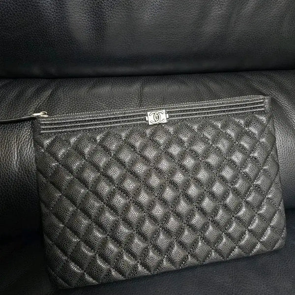 [BUNJANG] Black Silver Clutch / 블랙 은장 클러치
