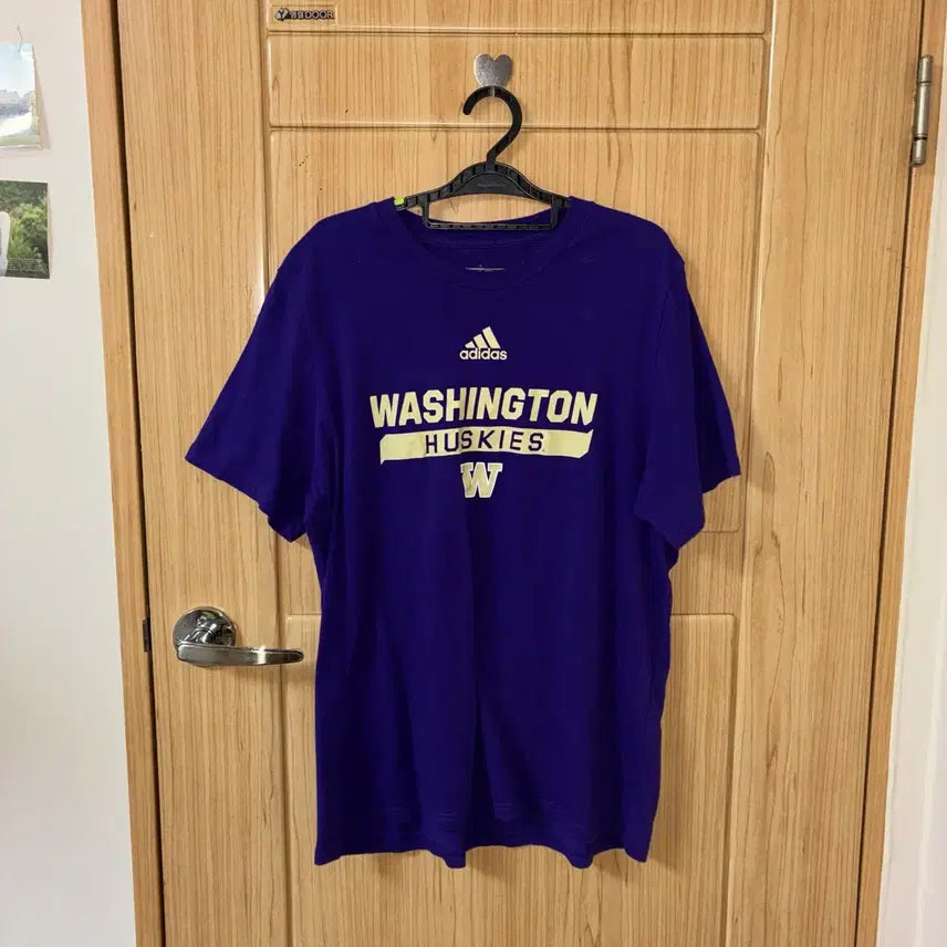 [BUNJANG] Adidas Washington Huskies Short Sleeve T-Shirt / Sale 88