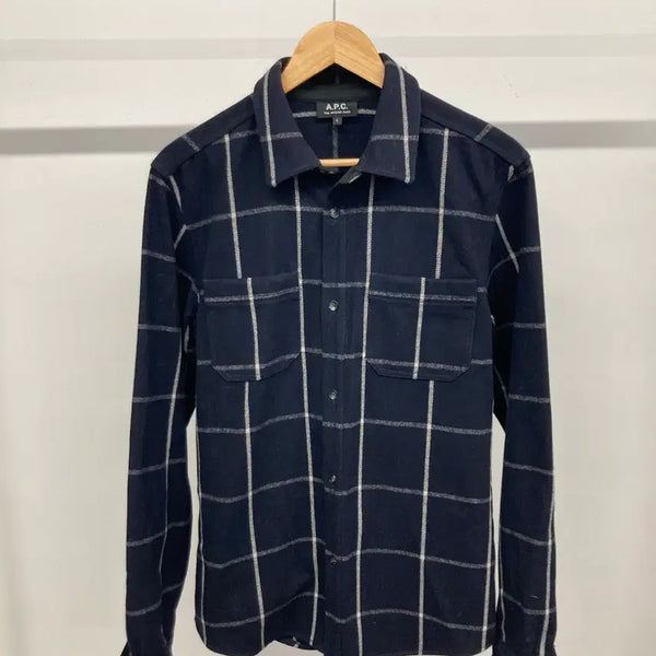 [BUNJANG] A.P.C. Windpane Check Flannel Shirt Size 103 / 아페쎄 a.p.c 윈드페인 체크 플란넬 셔츠 103