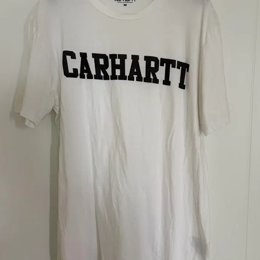 [BUNJANG] Carhartt Basic Short-Sleeve T-Shirt White / 칼하트 반팔티 M 화이트