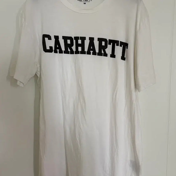 [BUNJANG] Carhartt Basic Short-Sleeve T-Shirt White / 칼하트 반팔티 M 화이트
