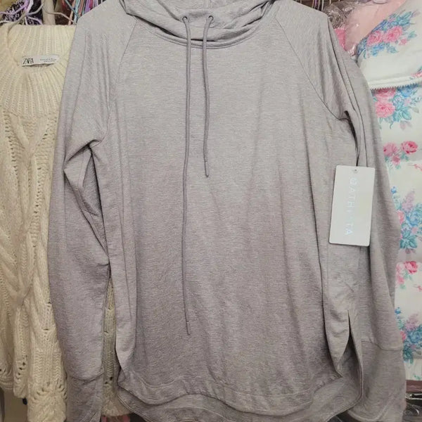 [BUNJANG] Athleta Grey Hoodie - Size S / 애슬레타 후드티 그레이 S수입