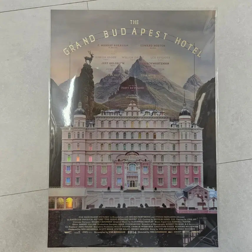 [BUNJANG] The Grand Budapest Hotel Artgraphy Poster / 그랜드 부다페스트 호텔 아트그라피 포스터