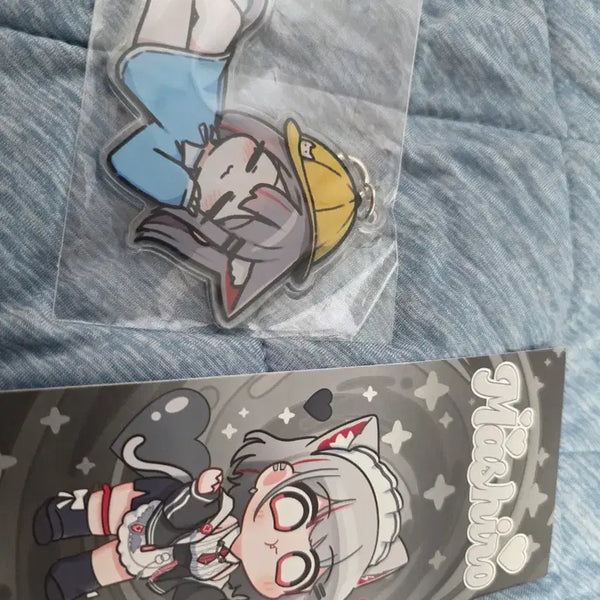 [BUNJANG] Stellive Mashiro Unofficial Keychain & POB Bromide / 스텔라이브 마시로 비공식 키링, 특전